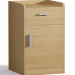 solid wood bedside cabinet