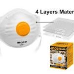 dust mask with valve 4 layer ingco hdm07