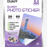 glossy photo sticker